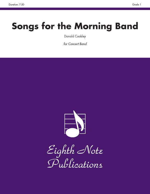 吹奏楽 譜面セット SONGS FOR THE MORNING BAND [SHT-CBD-123100]