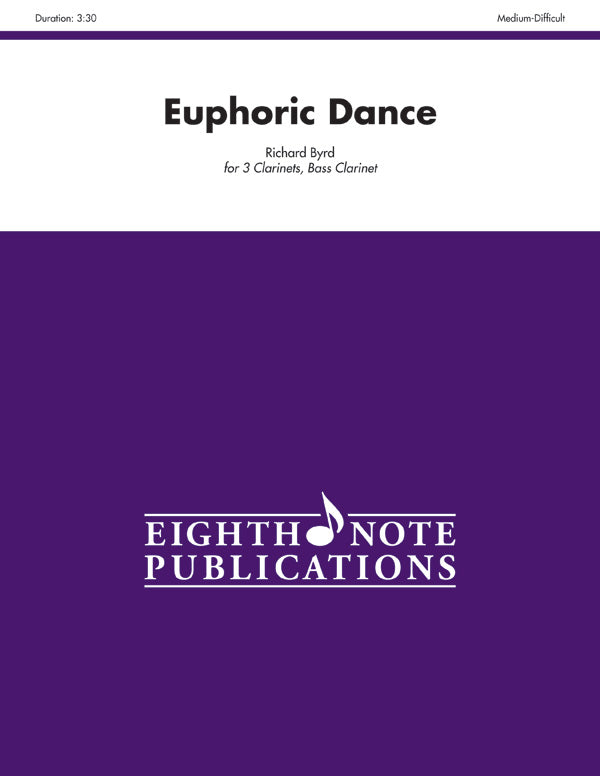 クラリネット譜面 EUPHORIC DANCE - 3 CLARINETS, BASS CLARINET [SHT-CLA-84890]