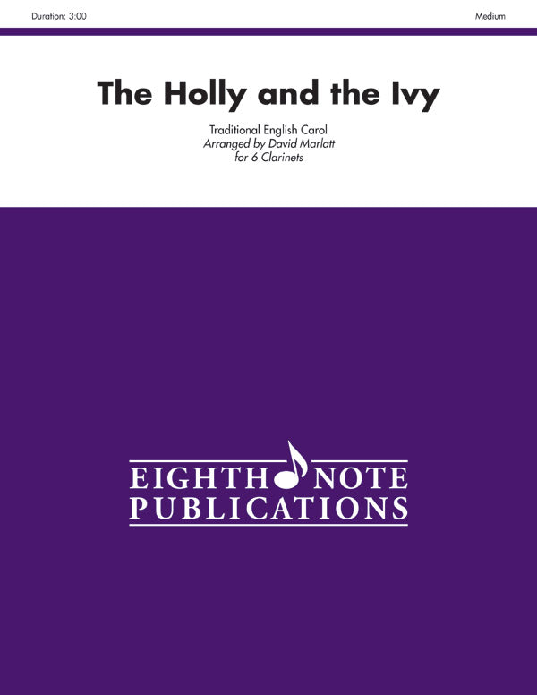 クラリネット譜面 HOLLY AND THE IVY, THE - 6 CLARINETS [SHT-CLA-124610]