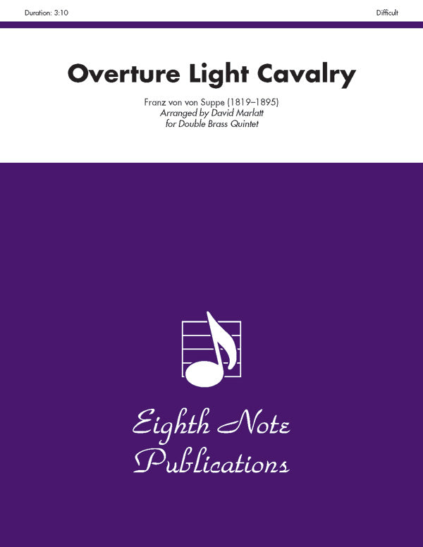 金管譜面 OVERTURE LIGHT CAVALRY - DOUBLE BRASS QUINTET [SHT-BRA-126209]