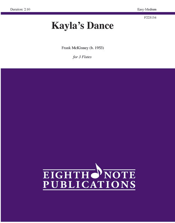 フルート譜面 KAYLA'S DANCE - 3 FLUTES [SHT-FLT-132546]