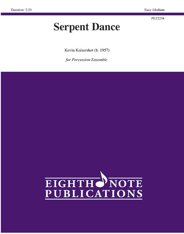 パーカッション譜面 SERPENT DANCE - PERCUSSION ENSEMBLE [SHT-PERC-131857]