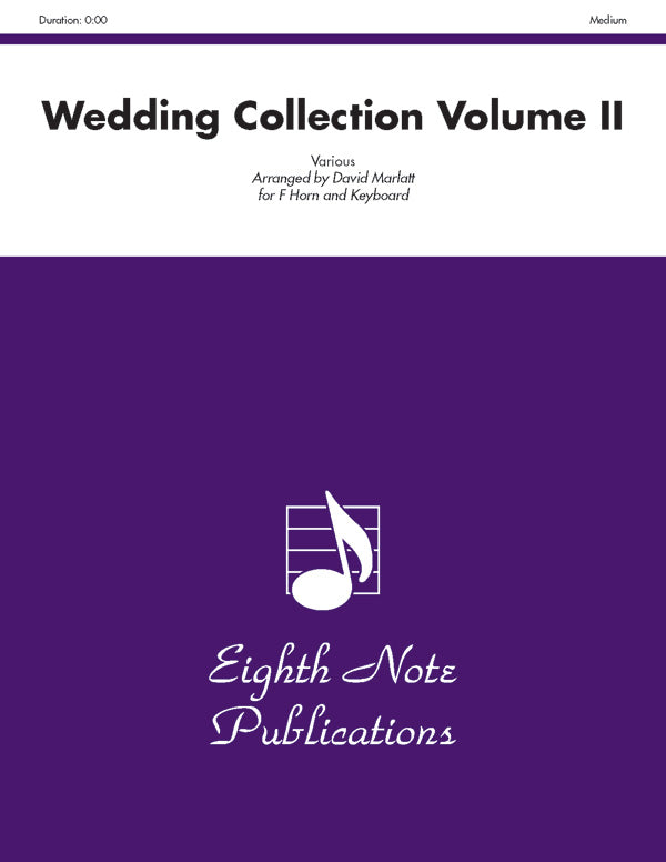 楽譜書籍・教則本 WEDDING COLLECTION, VOLUME II - F HORN & KEYBOARD [BOOKM-123877]