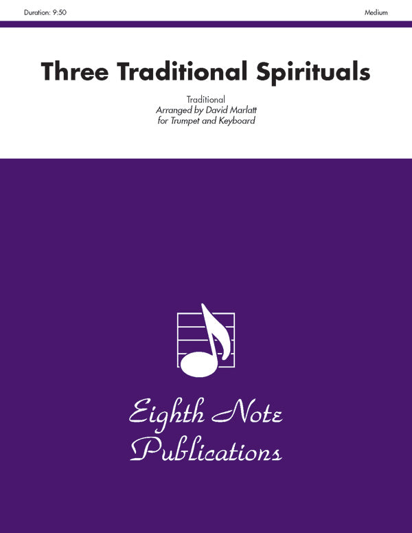 トランペット譜面 THREE TRADITIONAL SPIRITUALS - TRUMPET & KEYBOARD [SHT-TP-123472]