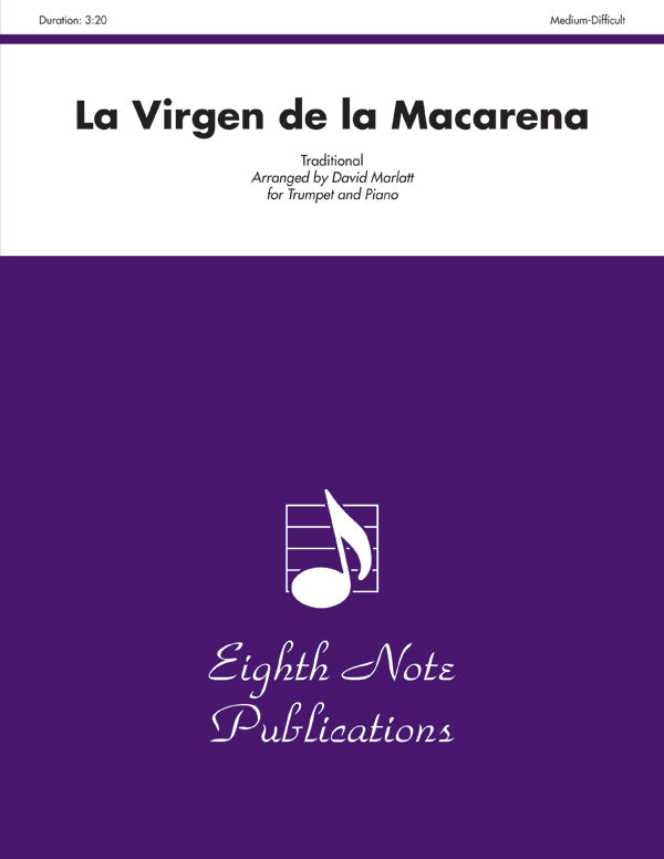 トランペット譜面 LA VIRGEN DE LA MACARENA - TRUMPET & KEYBOARD [SHT-TP-123497]