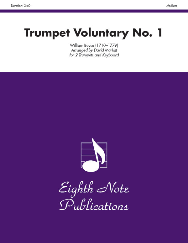 トランペット譜面 TRUMPET VOLUNTARY NO. 1 - 2 TRUMPETS & KEYBOARD [SHT-TP-123502]