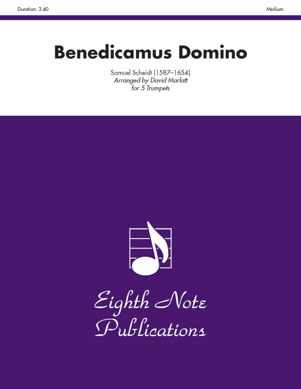 トランペット譜面 BENEDICAMUS DOMINO - 5 TRUMPETS [SHT-TP-123946]