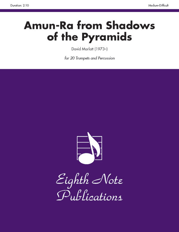 トランペット譜面 AMUN-RA ( FROM "SHADOWS OF THE PYRAMIDS" ) - 20 TRUMPETS & PERCUSSION [SHT-TP-123965]