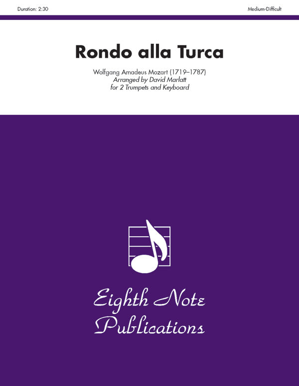 トランペット譜面 RONDO ALLA TURCA - 2 TRUMPETS & KEYBOARD [SHT-TP-123554]