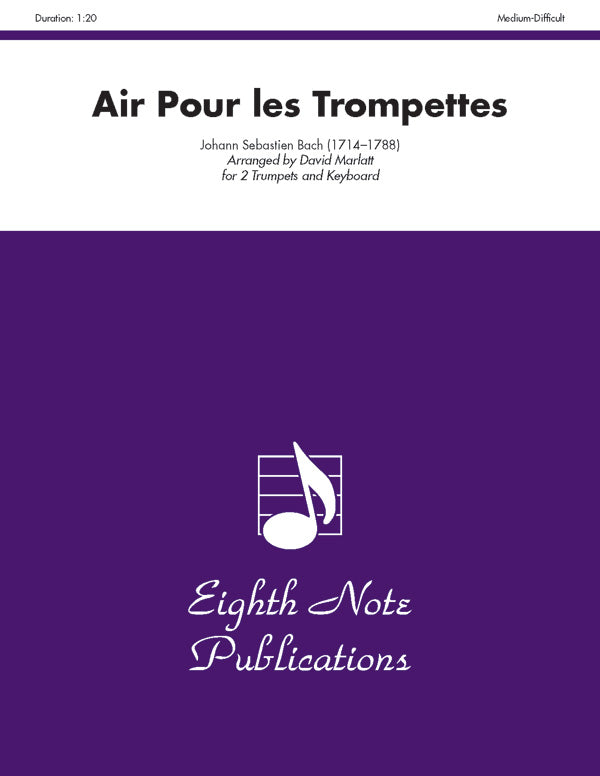 トランペット譜面 AIR POUR LES TROMPETTES - 2 TRUMPETS & KEYBOARD [SHT-TP-123518]