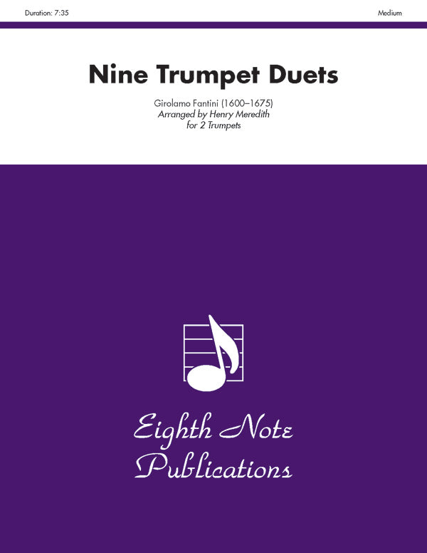 トランペット譜面 NINE TRUMPET DUETS - 2 TRUMPETS [SHT-TP-123526]