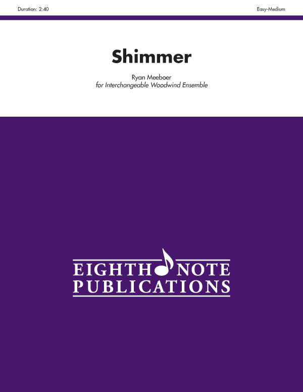 木管譜面 SHIMMER - INTERCHANGEABLE WOODWIND ENSEMBLE [SHT-WW-81901]