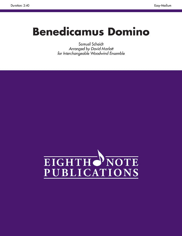 木管譜面 BENEDICAMUS DOMINO - INTERCHANGEABLE WOODWIND ENSEMBLE [SHT-WW-124474]