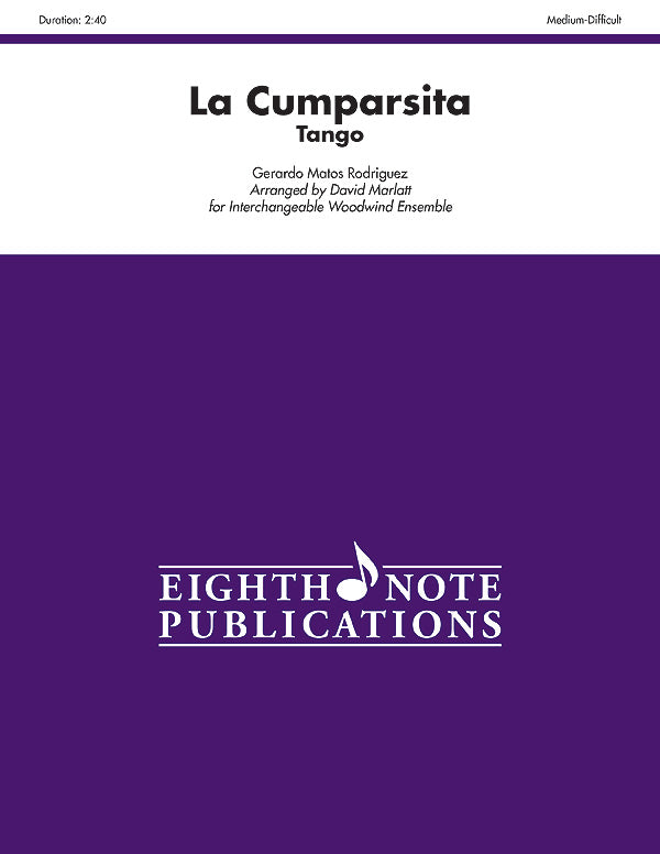 木管譜面 LA CUMPARSITA - INTERCHANGEABLE WOODWIND ENSEMBLE [SHT-WW-124476]