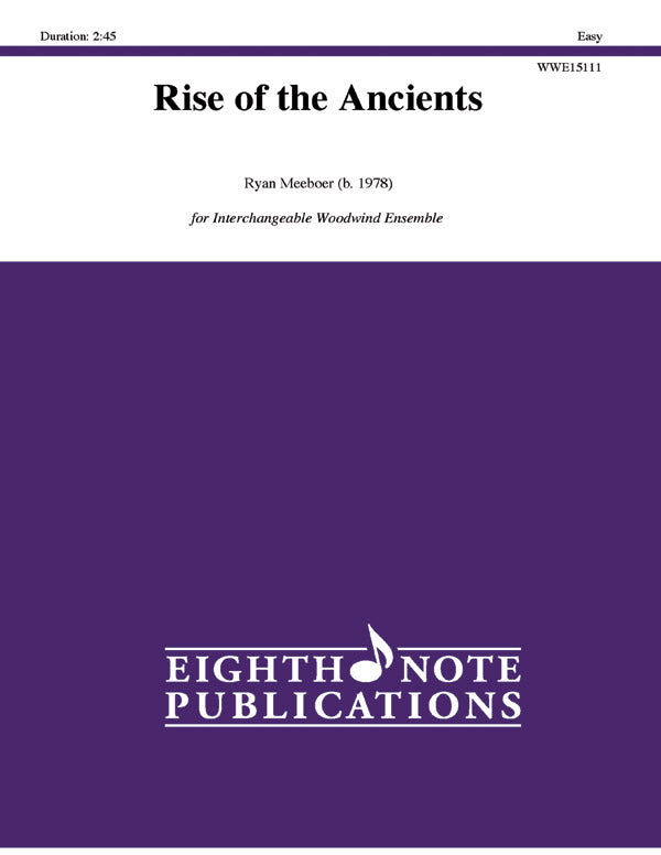 木管譜面 RISE OF THE ANCIENTS - INTERCHANGEABLE WOODWIND ENSEMBLE [SHT-WW-125102]