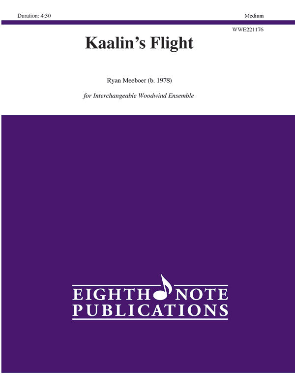木管譜面 KAALIN'S FLIGHT - INTERCHANGEABLE WOODWIND ENSEMBLE [SHT-WW-129133]