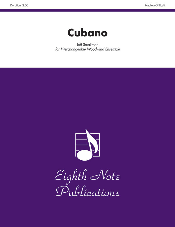 木管譜面 CUBANO - INTERCHANGEABLE WOODWIND ENSEMBLE [SHT-WW-124260]