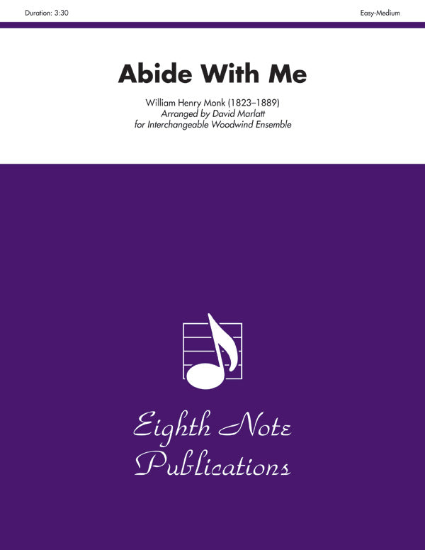 木管譜面 ABIDE WITH ME - INTERCHANGEABLE WOODWIND ENSEMBLE [SHT-WW-124261]