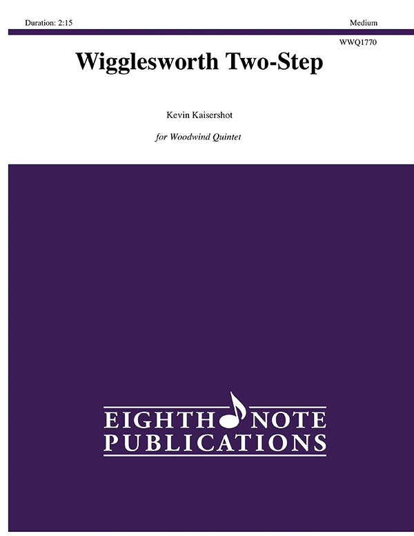 木管譜面 WIGGLESWORTH TWO-STEP - WOODWIND QUINTET [SHT-WW-114060]