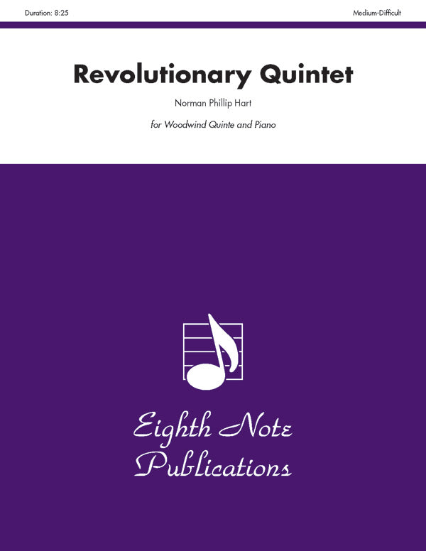 木管譜面 REVOLUTIONARY QUINTET - WOODWIND QUINTET & PIANO [SHT-WW-124269]