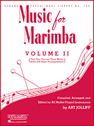 マレット譜面 MUSIC FOR MARIMBA - VOLUME II - EASY 2- AND 3-MALLET SOLOS WITH PIANO ACCOMPANIMENT [SHT-MLT-63258]