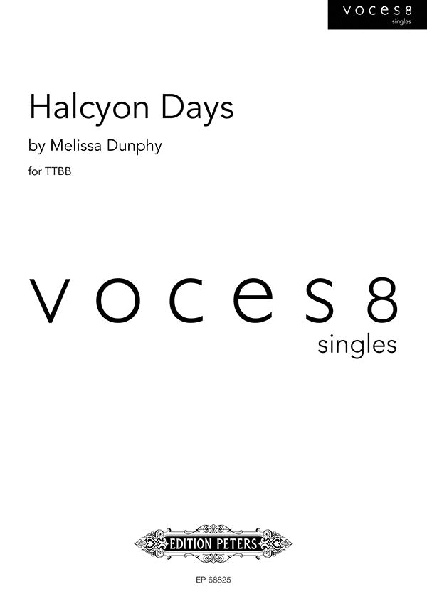 合唱 パート譜 HALCYON DAYS ( VOICING : TTBB ) [SHT-CHO-PART-133355]