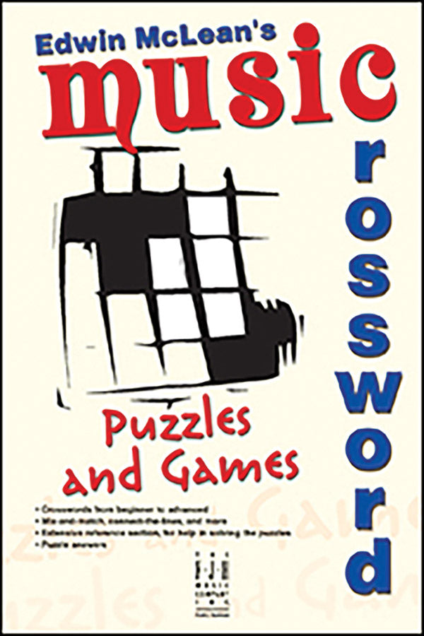 書籍 EDWIN MCLEAN'S MUSIC CROSSWORD PUZZLES AND GAMES [BOOK-133546]