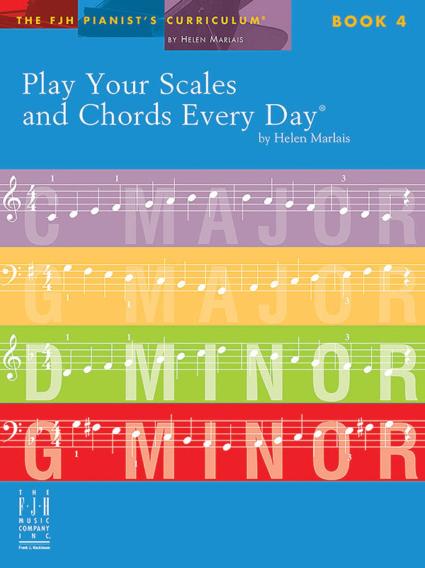 ピアノ譜面 PLAY YOUR SCALES & CHORDS EVERY DAY, BOOK 4 [SHT-PNO-133709]