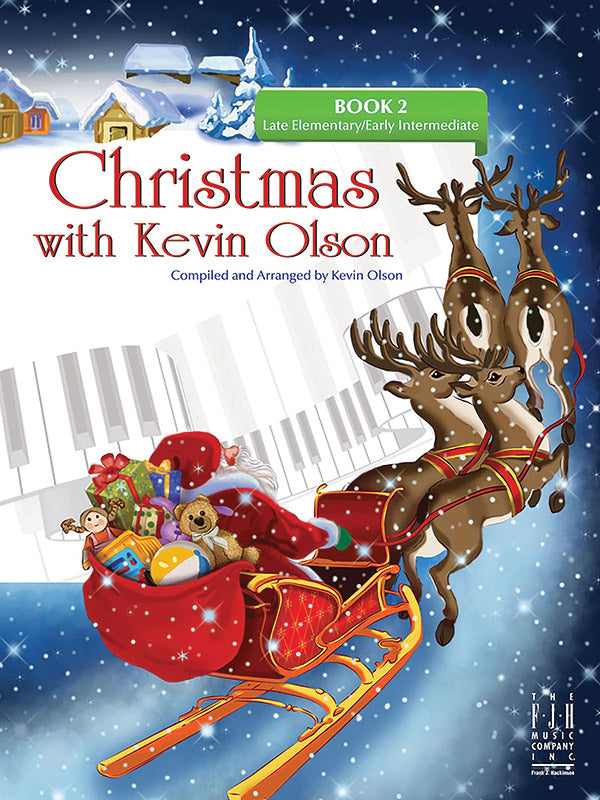 楽譜書籍・教則本 CHRISTMAS WITH KEVIN OLSON, BOOK 2 [BOOKM-133799]