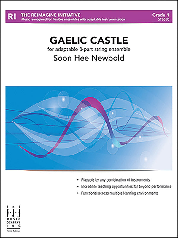 弦楽合奏 譜面セット GAELIC CASTLE - FOR ADAPTABLE 3-PART STRING ENSEMBLE [SHT-STO-133271]