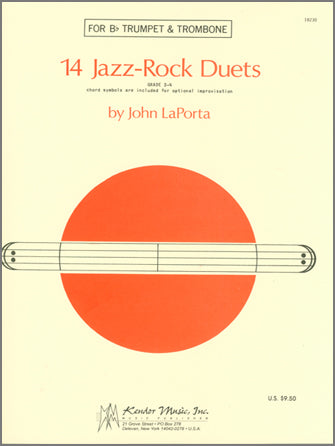 金管譜面 14 JAZZ-ROCK DUETS １４ ジャズロック・デュエッツ [SHT-BRA-35461]
