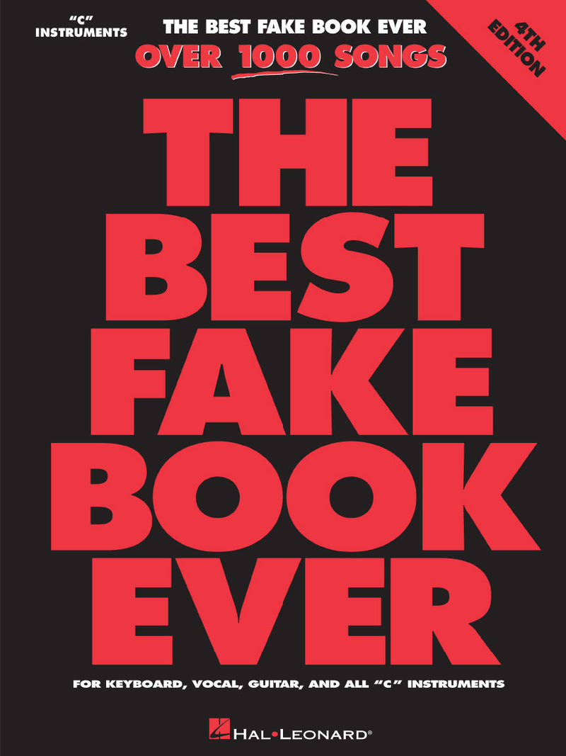 楽譜書籍・教則本 BEST FAKE BOOK EVER – 4TH EDITION, THE - C EDITION [BOOKM-128090]