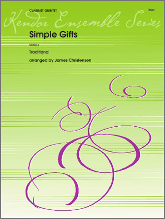 クラリネット譜面 SIMPLE GIFTS シンプル・ギフツ [SHT-CLA-35020]