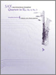 サックス譜面 QUARTETT IN E-FLAT, OP.8, NO.3 カルテット・イン・Ｅフラット 作品８－３ [SHT-SAX-52171]