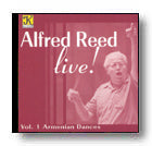 CD ALFRED REED LIVE! VOL. 1 [CD-75127]