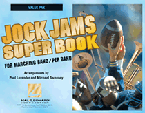 マーチング・バンド 譜面セット JOCK JAMS SUPER BOOK - VALUE PAK ( 34 PART BOOKS ) [SHT-MBD-42827]