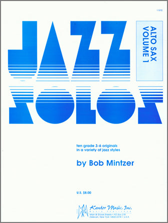 サックス譜面 JAZZ SOLOS FOR ALTO SAX, VOLUME 1 ジャズ・ソロ・フォー・アルト・サックス、 第１集 [SHT-SAX-34478]