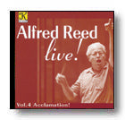 CD ALFRED REED LIVE! VOL. 4 [CD-75129]