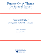 吹奏楽 譜面セット FANTASY ON A THEME BY SAMUEL BARBER [SHT-CBD-40729]