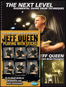 書籍 JEFF QUEEN - PLAYING WITH STICKS / THE NEXT LEVEL - SNARE DRUM BOOK / DVD COMBO PACK ジェフ・クイーン プレイング・ウィズ・スティックス／ザ・ネクスト・レベル ＤＶＤ付スネアドラム教則本 [BOOK-51886]