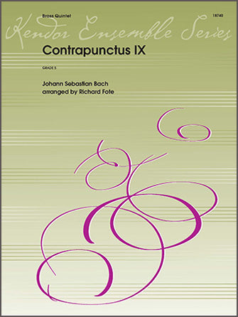 金管譜面 CONTRAPUNCTUS IX コントラパンクトス・９ [SHT-BRA-35538]