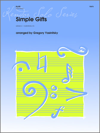 サックス譜面 SIMPLE GIFTS シンプル・ギフツ [SHT-SAX-34491]