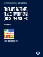 コンボ 譜面セット SLOGANIZE, PATRONIZE, REALIZE, REVOLUTIONIZE ( BLACK LIVES MATTERS ) - FROM THE DEMOCRACY! SUITE [SHT-COM-129273]